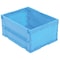 Vestil Foldable Storage Container, 23-1/2 in L x 18-2/5 in W x 12-1/10 in H, Blue, Plastic F-CRATE - alternate 1